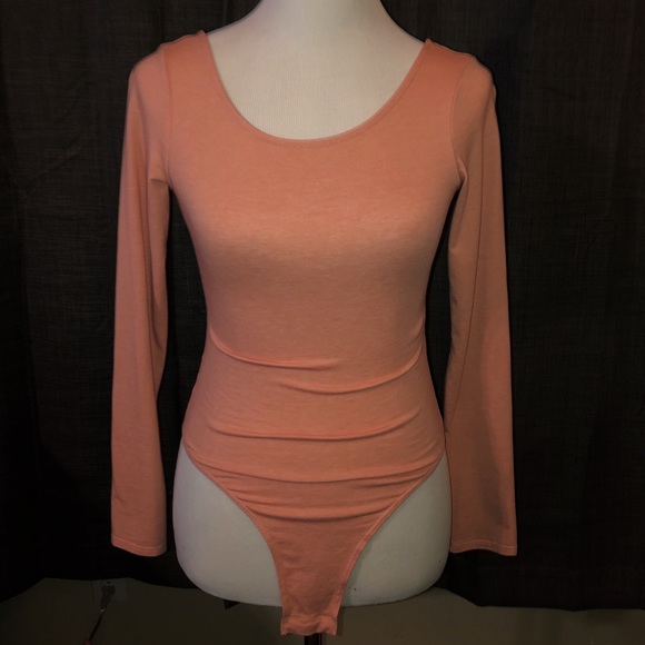Pink H&M Long-sleeve Bodysuit - Picture 1 of 4